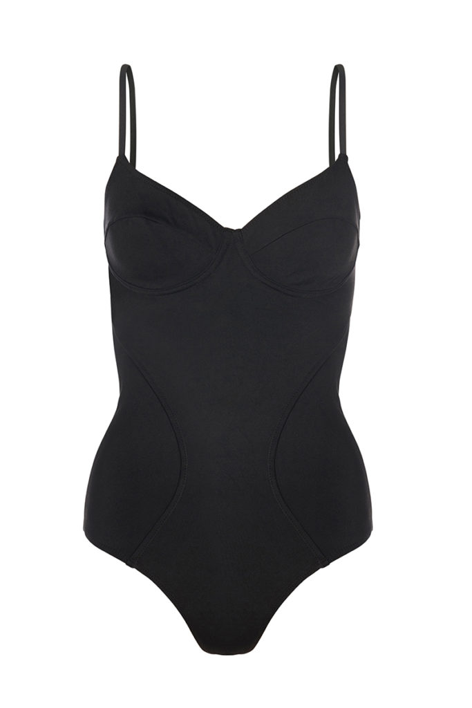 LUCIE - BLACK COTTON - ONEPIECE - Maan